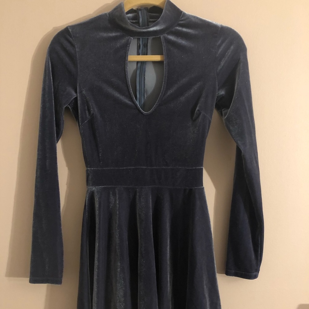 Petite Velvet Dress